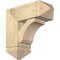 Ekena Millwork Imperial Arts and Crafts Rough Sawn Bracket w/ Offset Brace, Douglas Fir, 8"W x 20"D x 20"H BKT0806X20X20IMP03RDF - alternate 1
